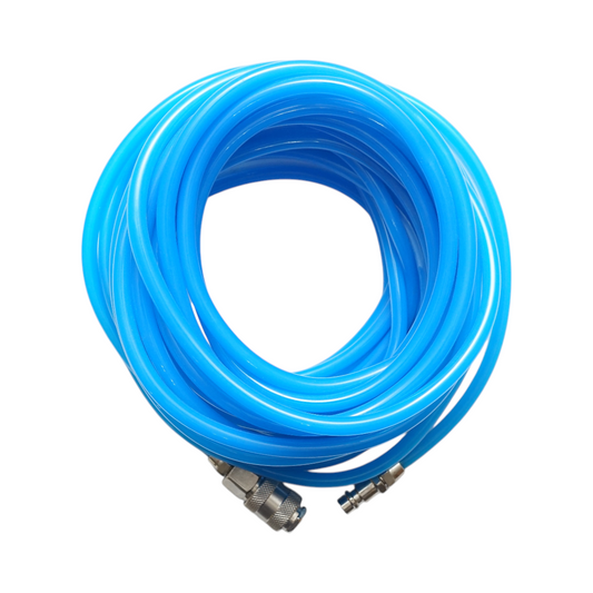Kompresszor légtömlő 15m PU 5x8mm és univerzális gyorscsatlakozók