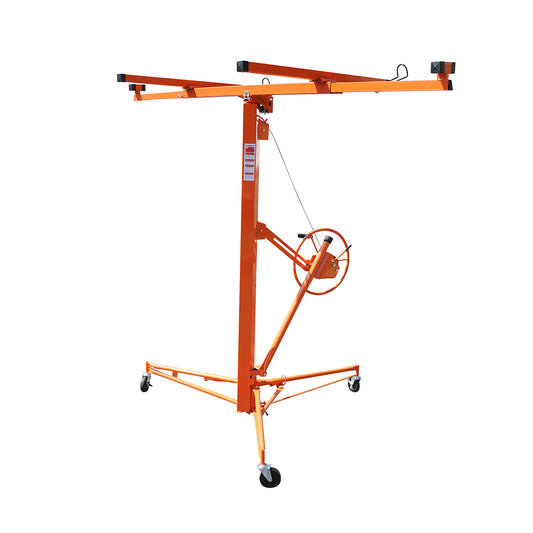 Emelőberendezés (daru) gipszkarton, OSB, MDF, forgácslap, 4,57m emelési magasság THOR