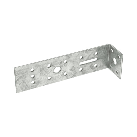 Összekötő zár 145x35x40mm, vastagság 2,5mm, horganyzott acélból