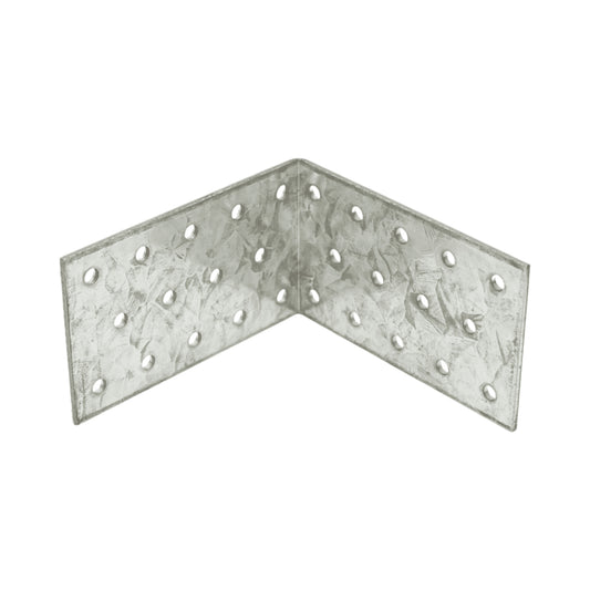 Összekötő zár 100x100x60mm, vastagság 2.5mm, horganyzott acélból