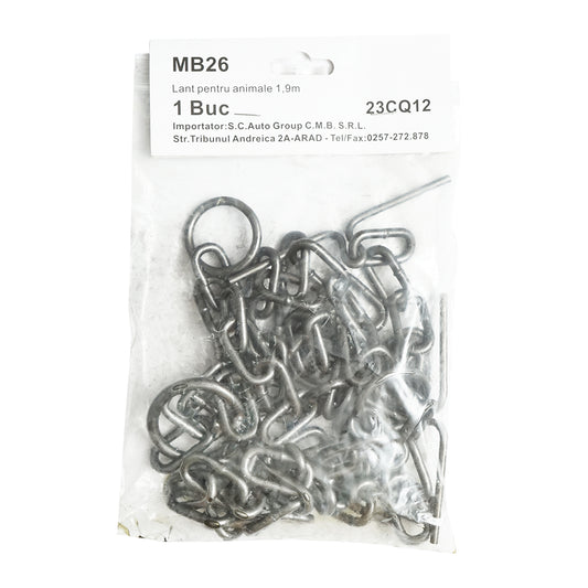 Acéllánc 1.9m állatoknak