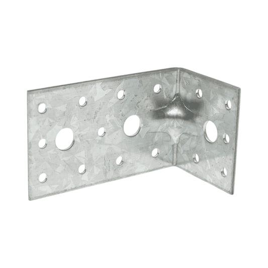 Összekötő zár betéttel 90x55x55mm, vastagság 2mm, horganyzott acélból