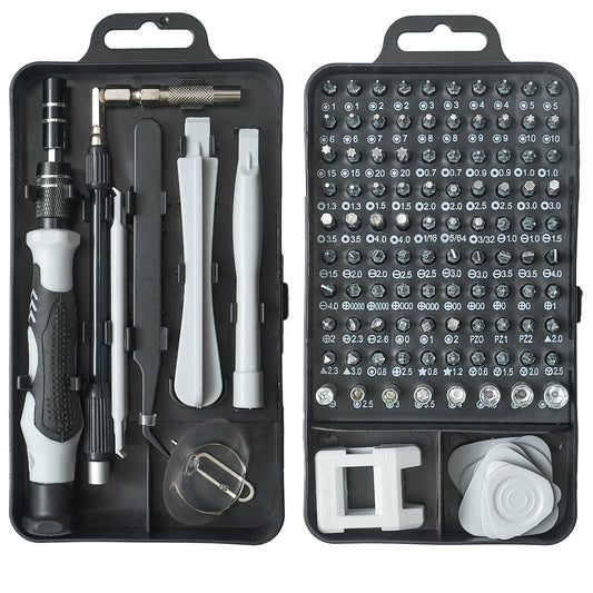 Precíziós csavarhúzó készlet bitek, torx 115 darab