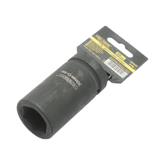 30 mm hosszú ütőcsavarkulcs, 1 hüvelykes négyzetes Cr-Mo Crownman