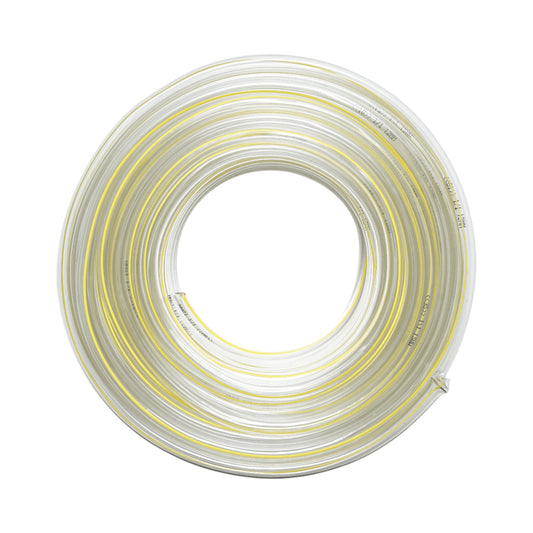 Átlátszó PVC kerti tömlő, slag, 1/2 inch (12mm), PN1,5 bar 50m/tekercs