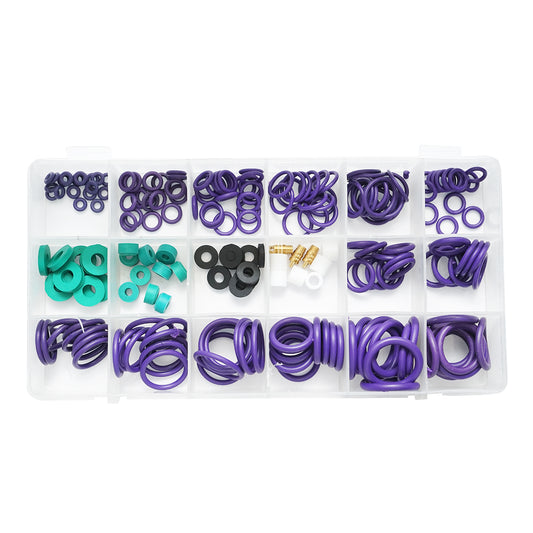 Lila O-gyűrű készlet R12, R134a klímaberendezéshez 225 db