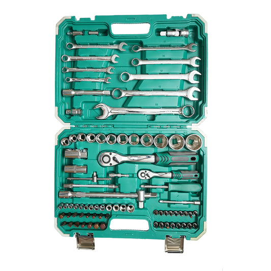 4-32 mm-es csőkulcskészlet 4-32 mm-es és 8-22 mm-es kombinált kulcsok, bitek, hatlapos, torx, racsnis kulcs 82 db Breckner Germany