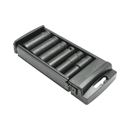 6 darabos hosszú ütvecsavaros dugókulcs-készlet 10-21mm, 78mm, négyszögletes 1/2 inch Cr-Mo Breckner Germany