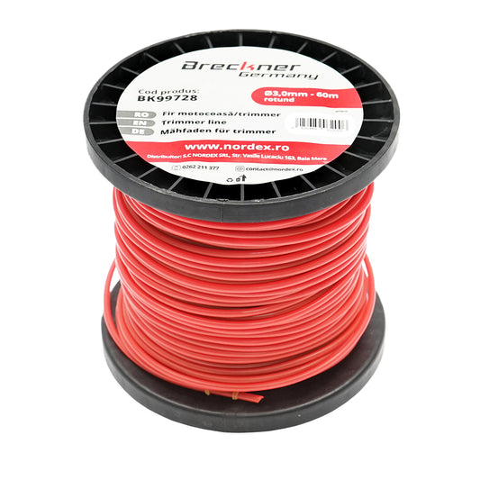 Fűkasza damil, kerek 3,0 mm x 60 m Breckner Germany
