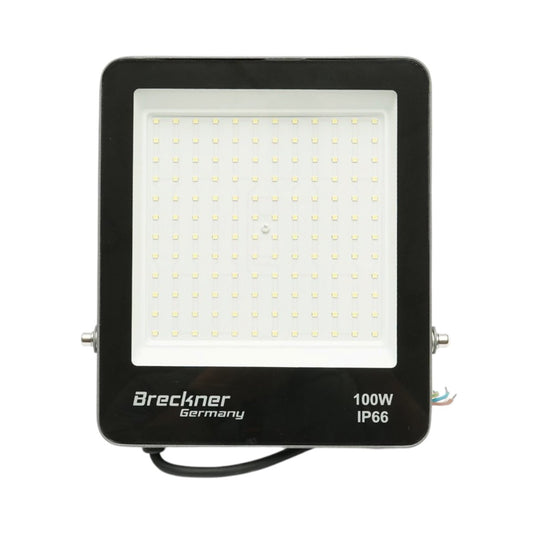 LED reflektor 100W, 220V, 6500K, 9000lm Flood típus 235x200x30mm IP66 Breckner Germany