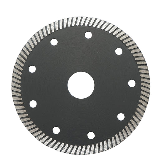 Turbo gyémánt vágótárcsa 115x22.23x1.35mm, max. fordulatszám 13300rpm, nedves/száraz vágás kő, Crownman kerámia csempe vágására