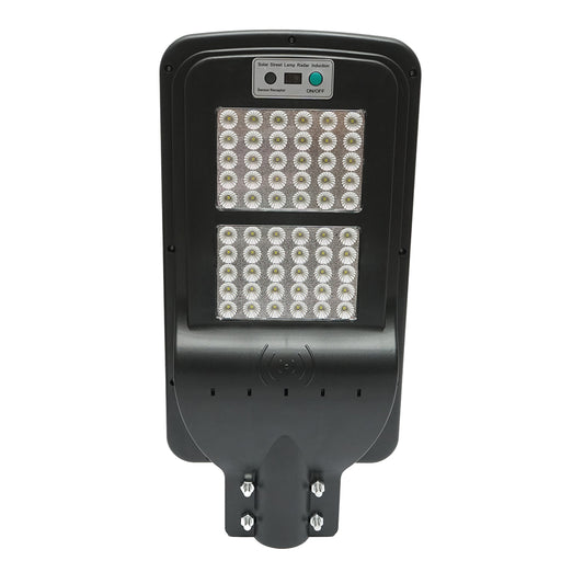 Napelemes LED utcai lámpa 60W, 6500K napelemmel, mozgásérzékelővel és IP65 oszlopra szerelhető Breckner Germany