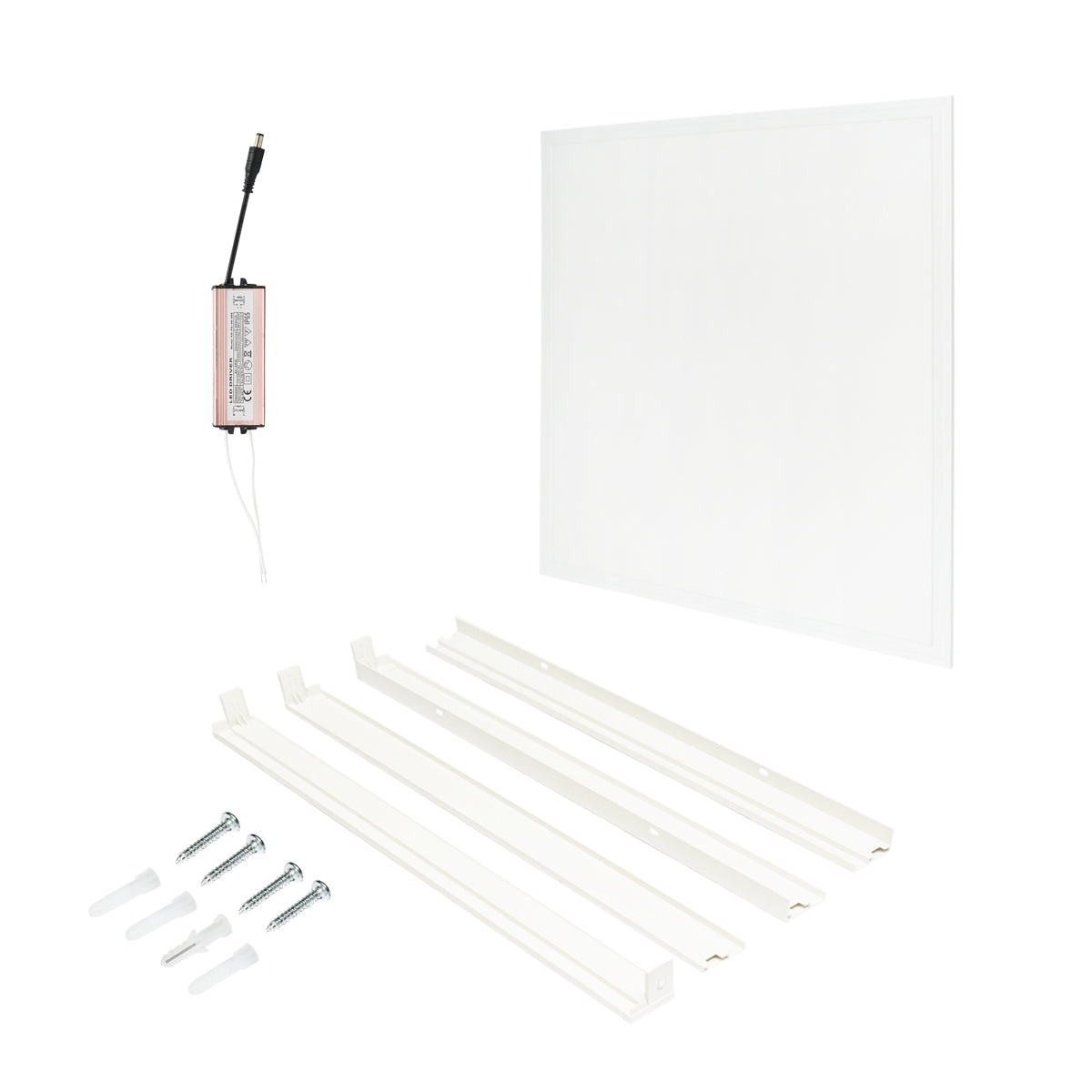 LED panel kerettel 220V/40W 3200lm/6400K 600x600mm 600mA meghajtóval Breckner Germany