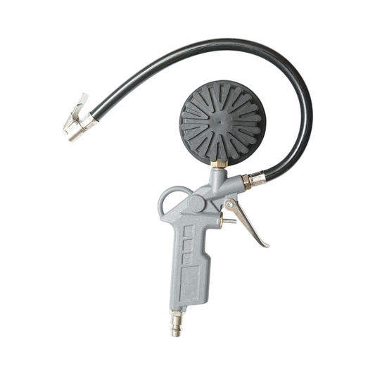 Kerékfúvó tömlővel és mechanikus nyomásmérővel 0-16 bar