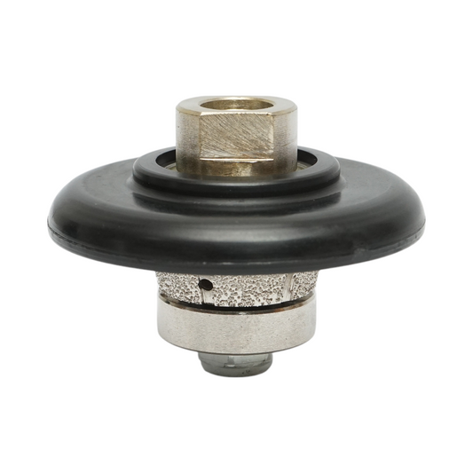 Gyémánt félgyémántvágó B15, D65mm, sugár 15mm, menet M14 gránit élekhez Breckner Germany