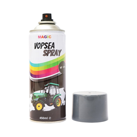Professzionális szürke autófesték spray gyorsan száradó 450ml MAGIC fémre, műanyagra, fára, üvegszállra