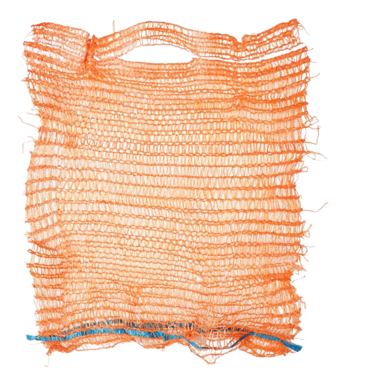 Zsák fogantyúval 270x350mm Raschel zöldségekhez 5Kg narancssárga fogantyúval