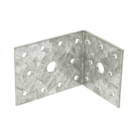 Összekötő bilincs 80x60x60mm, vastagság 2.5mm, horganyzott acél