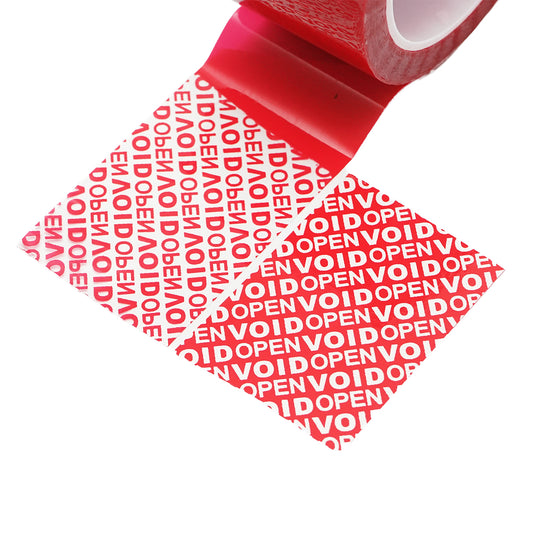 Biztonsági szalag 48mmx50m, 25 mikron piros Breckner Germany