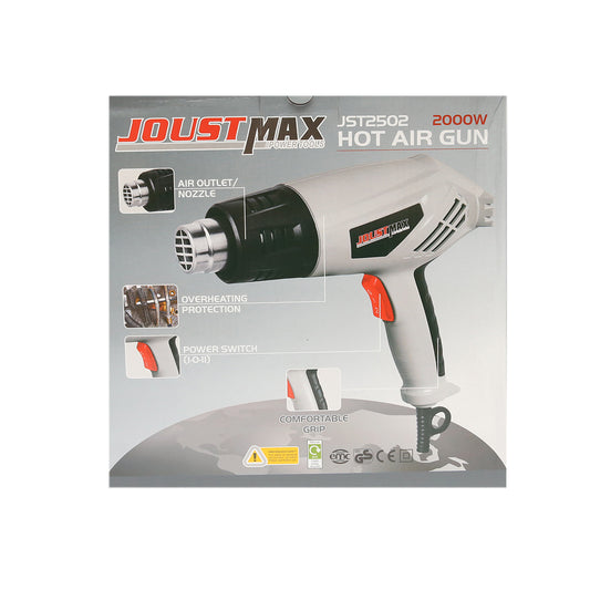 Forrólevegős pisztoly 550C, 550L/min, 550L/min, 2000W Joustmax