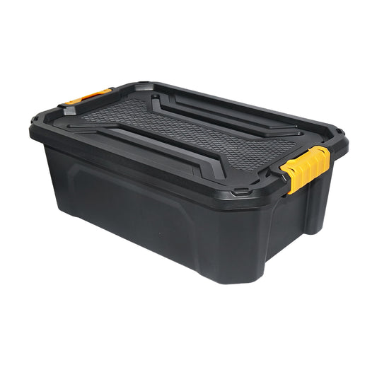 Nagy teherbírású tárolódoboz fedéllel 30L 580x380x200mm