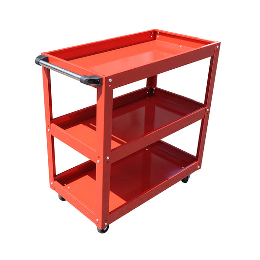 Kerekes fém szerszámos kocsi 3 polccal 760x710x355mm