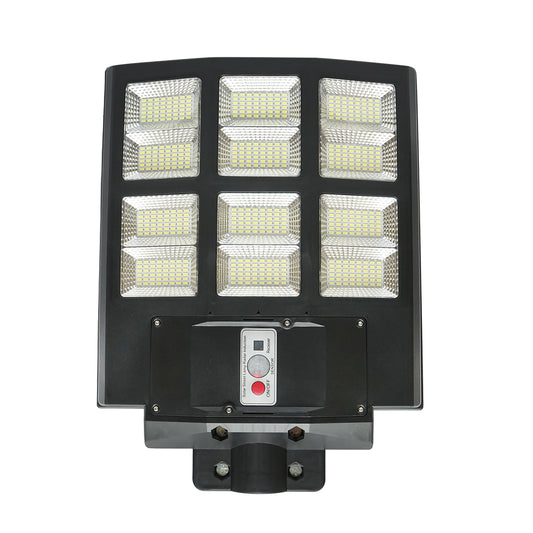 Napelemes LED lámpa 600W 18W-os napelemmel, LiFePO4 akkumulátor 3.2V/15Ah, 6500K, 2090lm, mozgásérzékelő, távirányító IP65 Breckner Germany