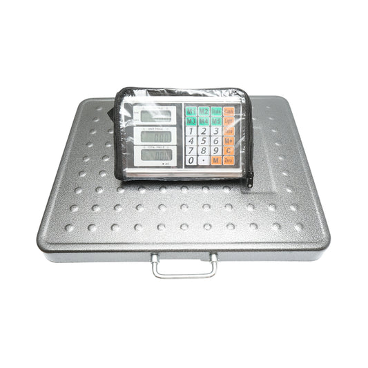 Breckner Germany 300kg vezeték nélküli elektronikus padlómérleg WiFi kijelzővel, 510x410mm platform