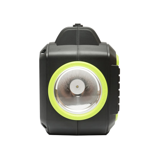 Hordozható LED világító készlet 4 izzóval / projektorral, FM rádióval, napelemmel és 3,7V, 10000 mAH akkumulátorral a halászathoz, kempingezéshez GD-8072