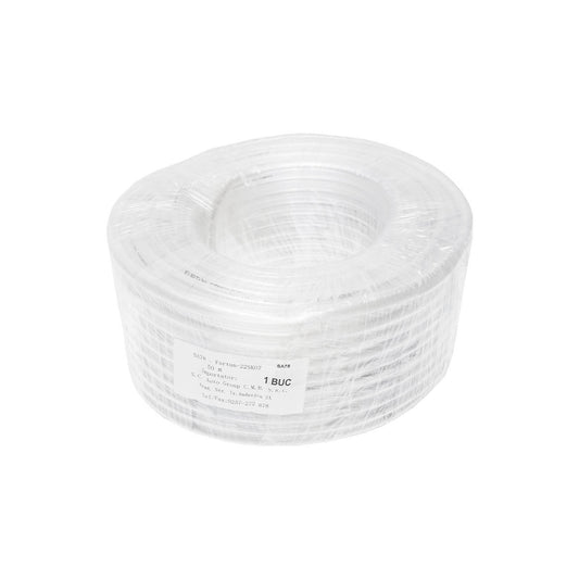 Átlátszó üzemanyagtömlő fi10 (d = 10 mm és D = 13 mm / 50 méter tömlő)