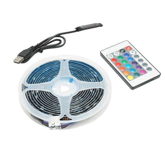 LED szalag távirányítóval 5V, 3m, hangvezérlés RGB Breckner Germany