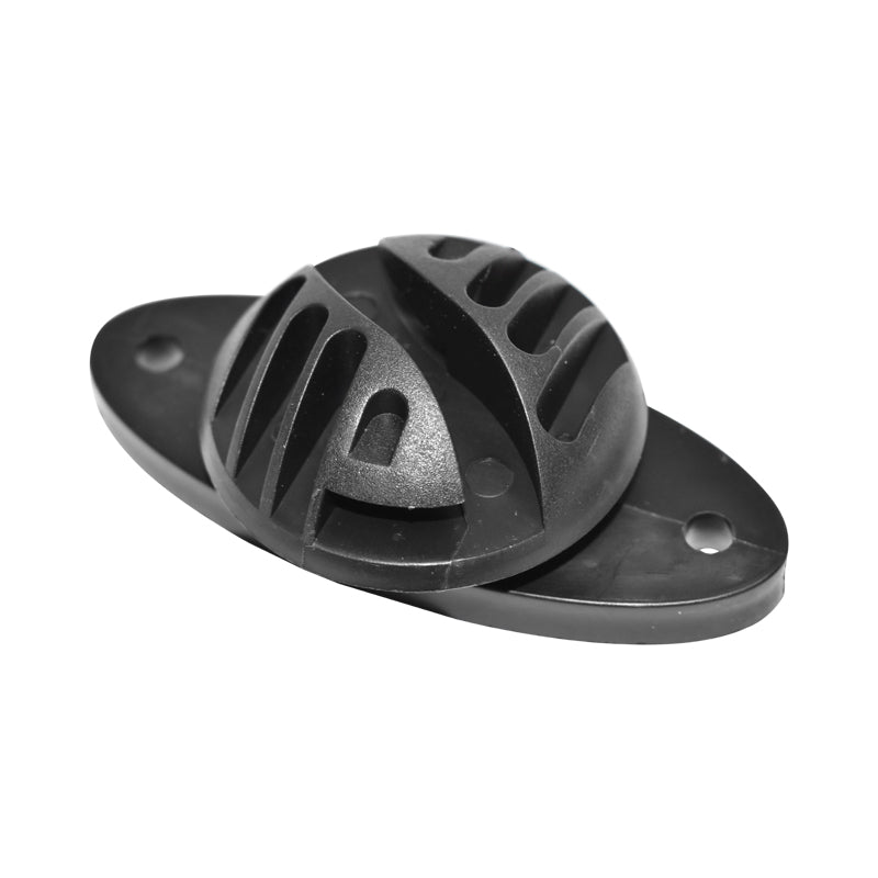 Fekete lapos szigetelő 70x40mm elektromos kerítéshez Breckner Germany