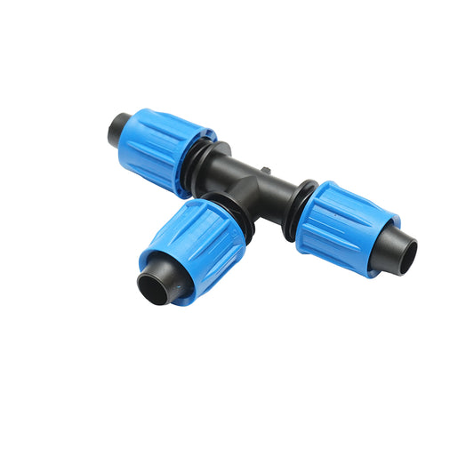 Egyenlő cső szalaghoz, öntözőrendszerekhez D16x16x16mm