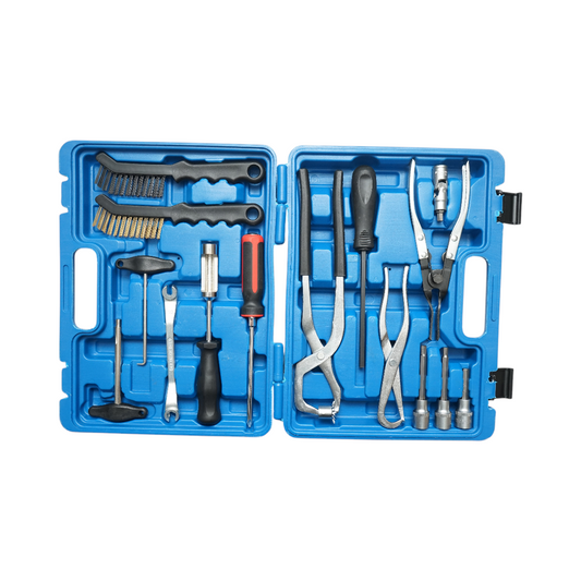 Készlet fékpofák, fékdobok, fékbetétek, féktárcsák felszereléséhez és eltávolításához Breckner Germany