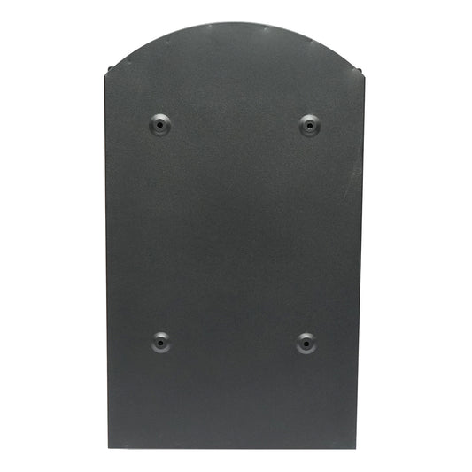 Postaláda everest, fekete antracit 410X260X90mm, 2 kulccsal és rögzítő tartozékokkal