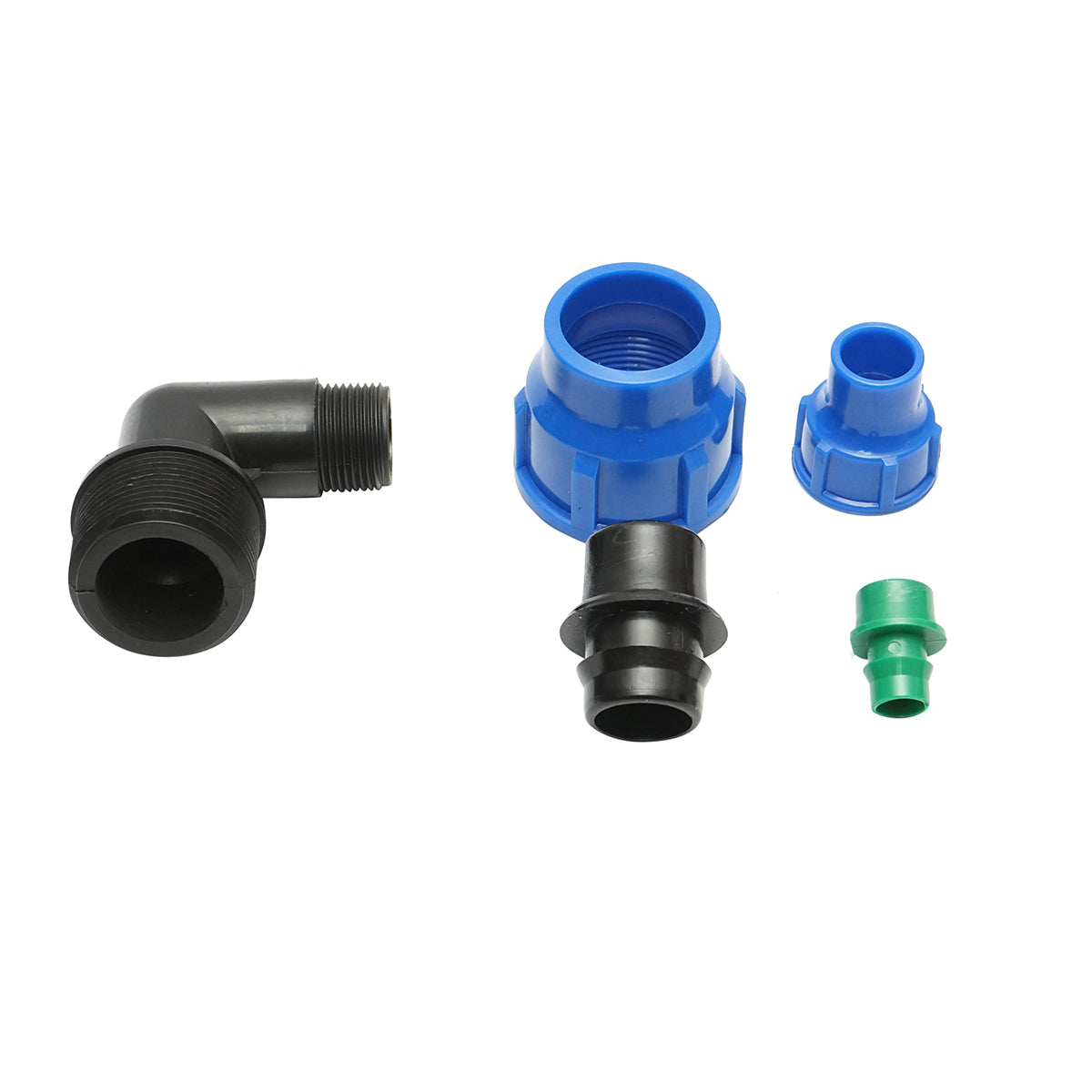 D32x16mm-es alacsony tömörítésű könyökcsonk öntözőrendszerekhez