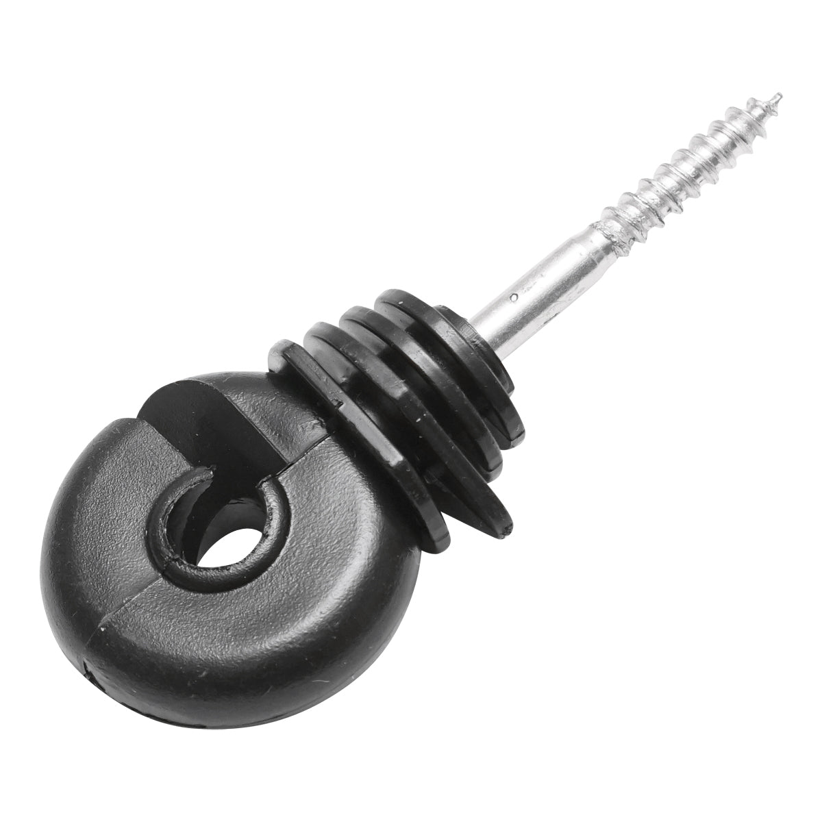 Kompakt szigetelő fekete fekete fekete 5.4mm 87x37mm elektromos kerítés Mezofarm