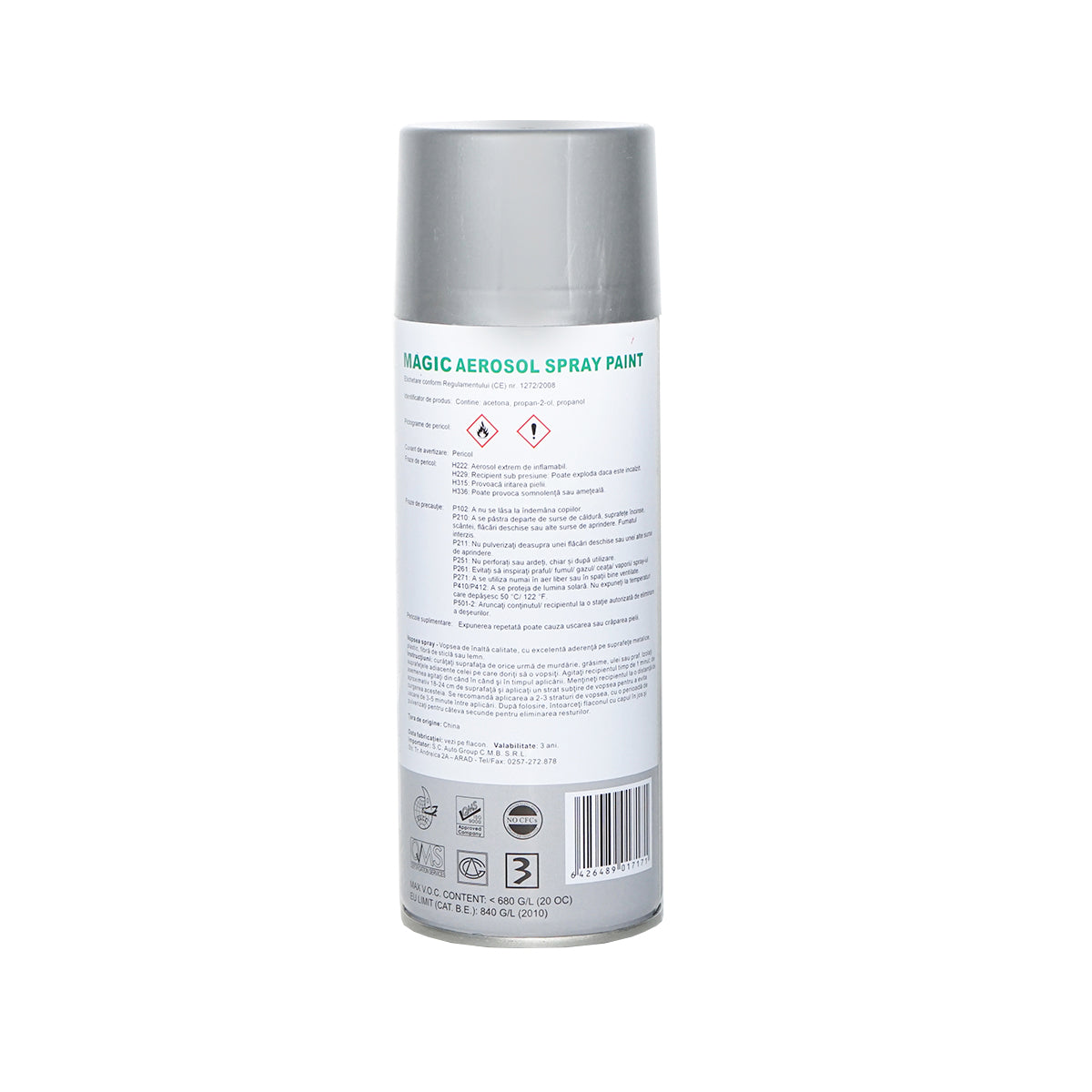 Magic spray festék Magic silver 036 450 ml