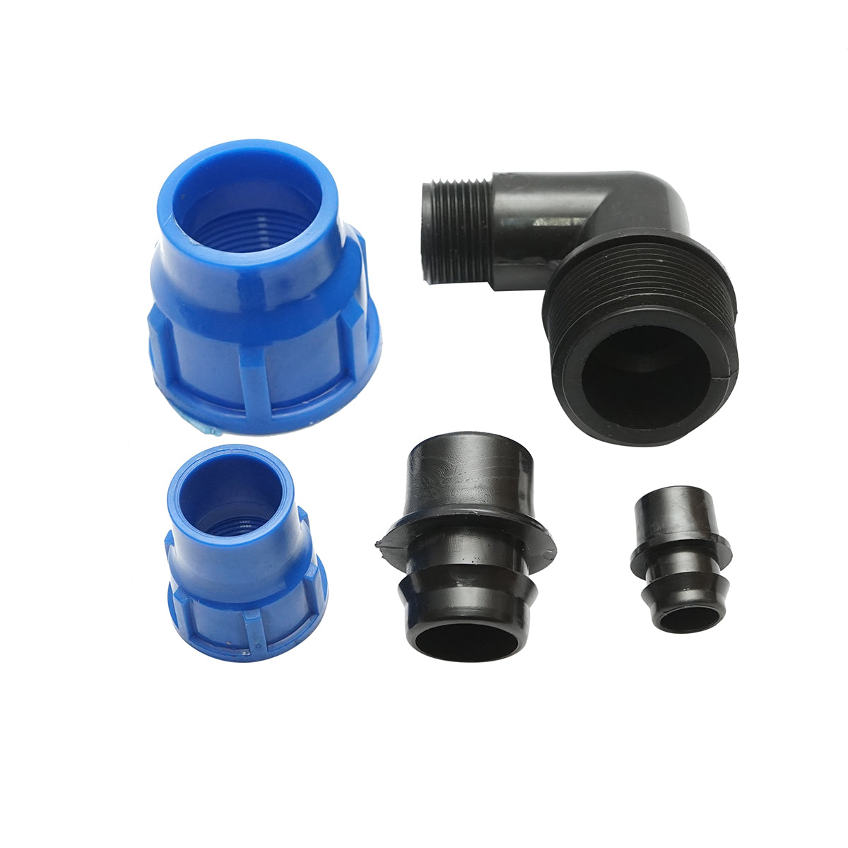 D32x20mm-es alacsony tömörítésű könyökcsonk öntözőrendszerekhez