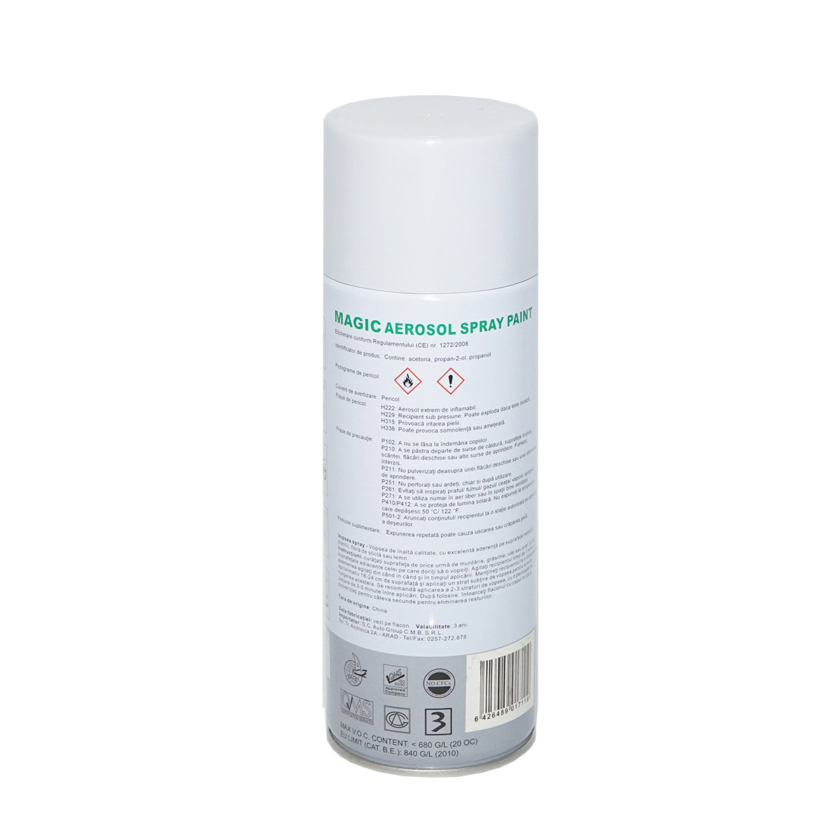 Festékszóró spray Magic fehér szín 013 450 ml