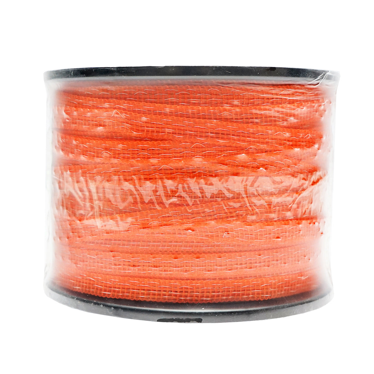 Narancssárga 10mm narancssárga szalagtekercs fém betét 4x0.15mm SS, ellenállás 12 Ohm/m, 200m elektromos kerítés Breckner Germany