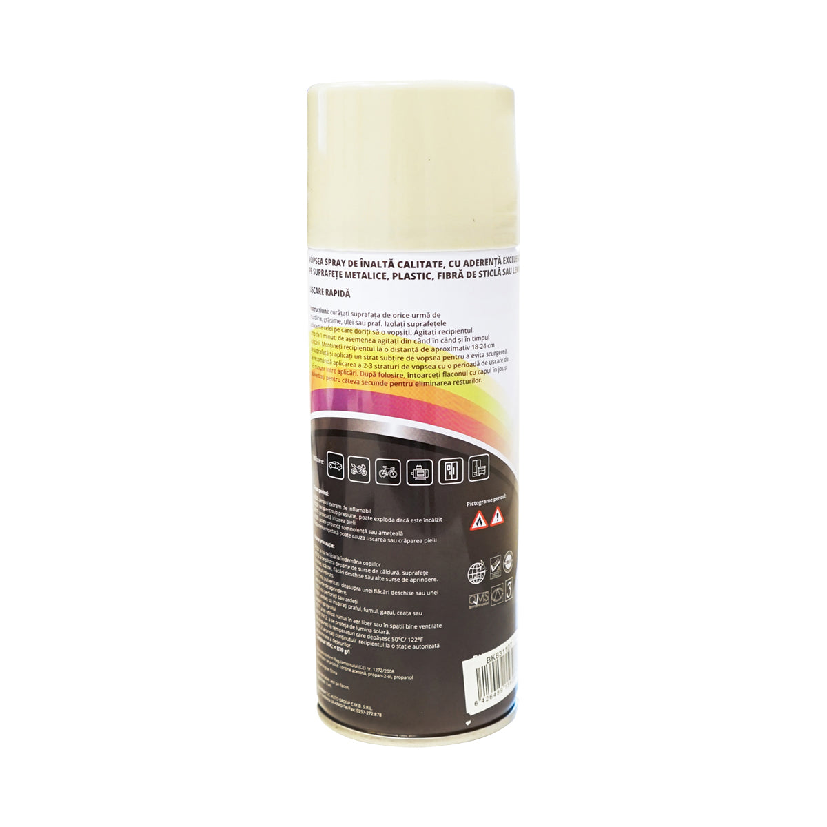 Professzionális Bobcat fehér autófesték spray gyorsan száradó 450ml MAGIC