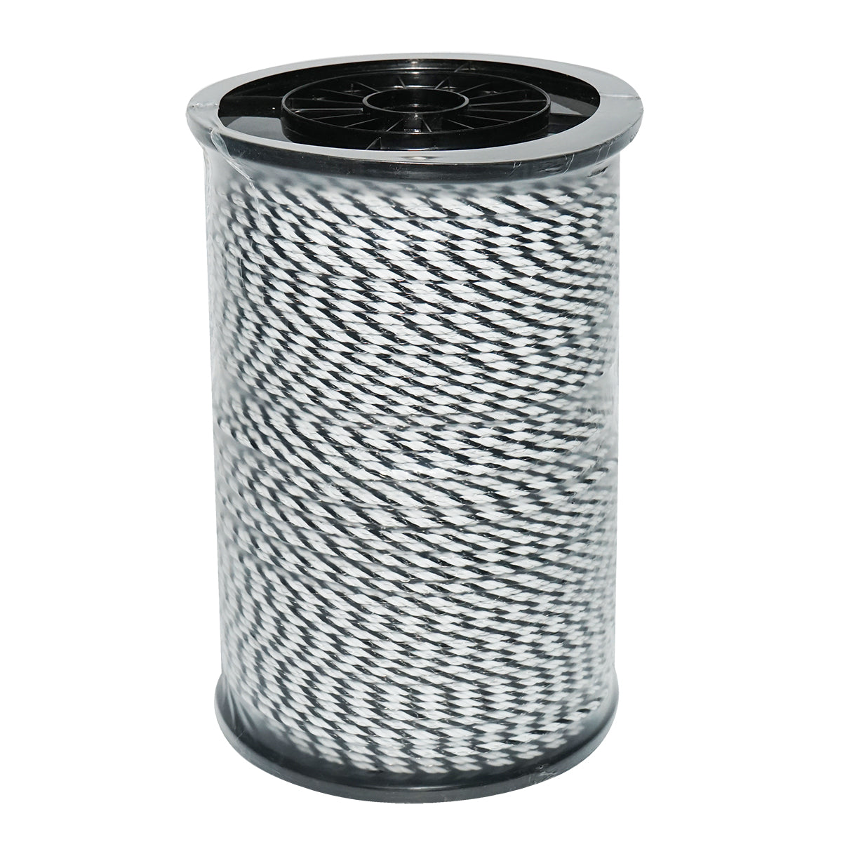 Fekete-fehér drót 4mm 3x0.2mm SS, 500m elektromos kerítés, ellenállás 9 Ohm Bourget