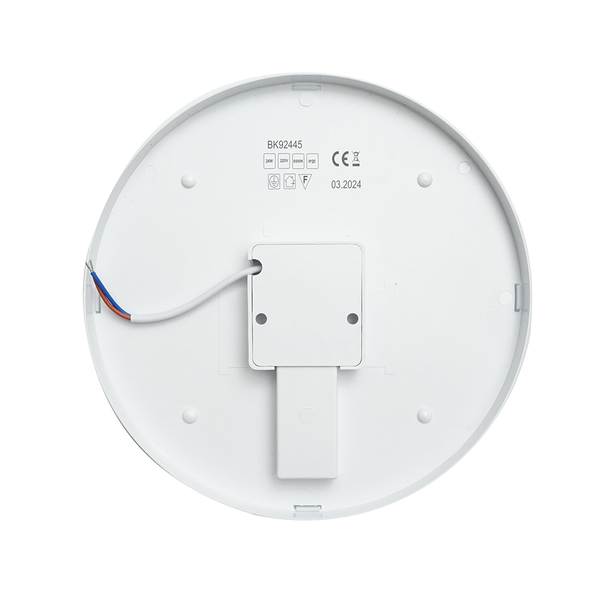 24W LED mennyezeti lámpa, 220V, IP20, 180 mm, kerek lámpatest, beltéri/kültéri, nedvességálló Breckner német