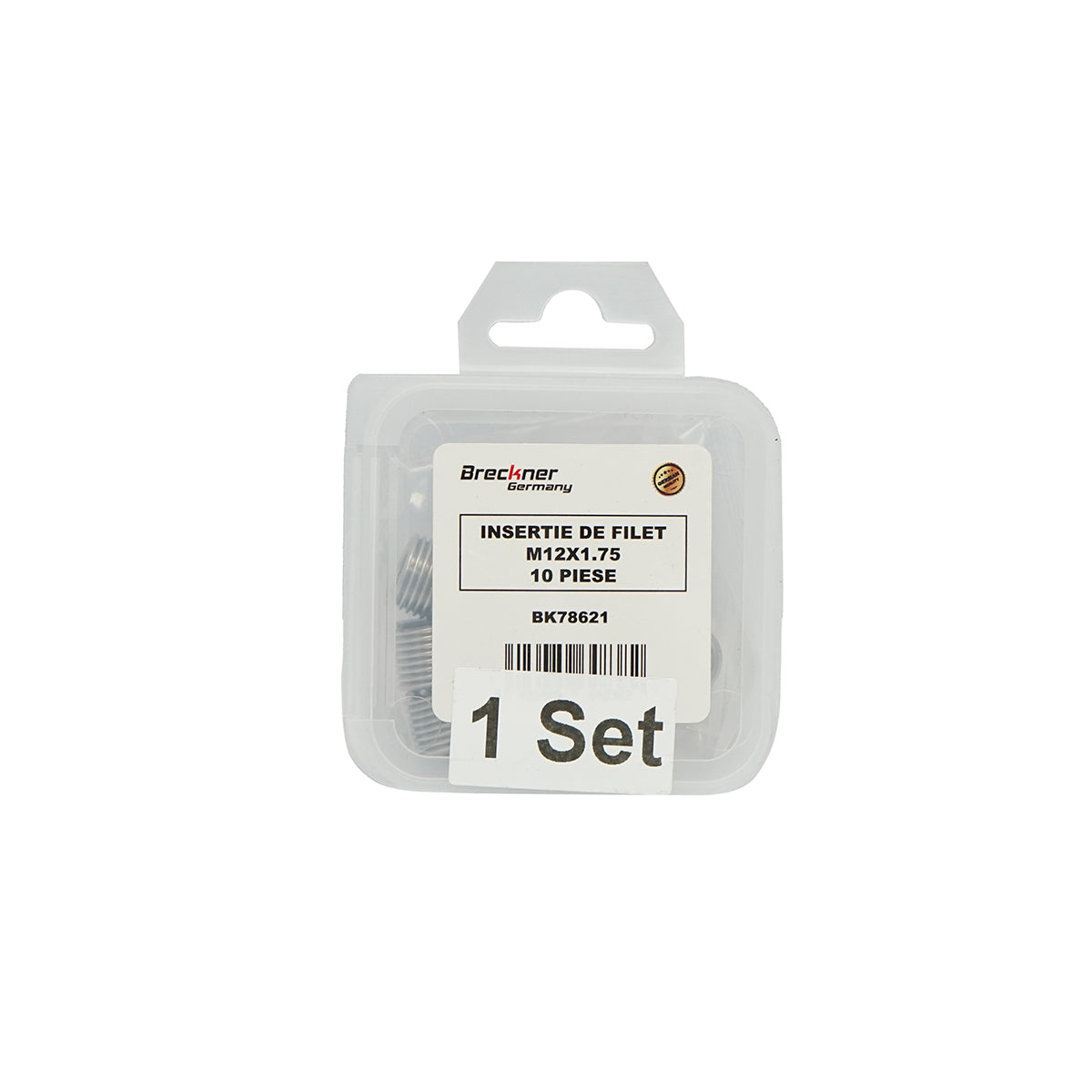 Spirálbetét menetjavításhoz M12x1,75mm 10 db Breckner Germany