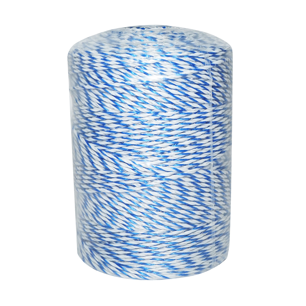 Fehér-kék drót 3mm 3x0.2mm SS, 500m elektromos kerítés, ellenállás 7.8 Ohm Bourget