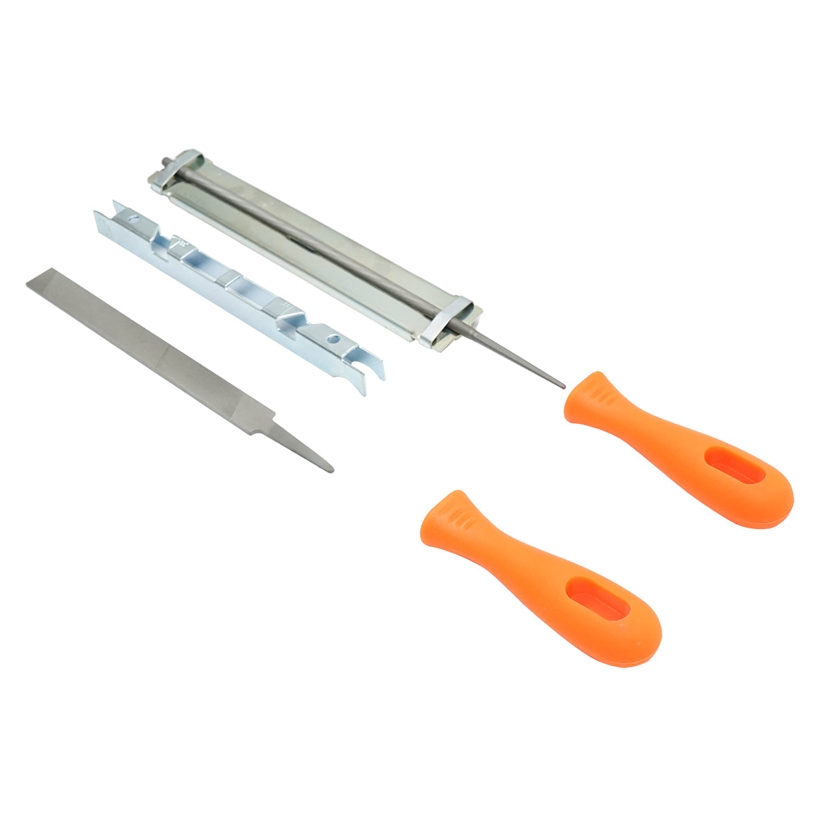 3 darabos szerszámkészlet láncfűrészlánc élezéséhez 3/8"-os osztással