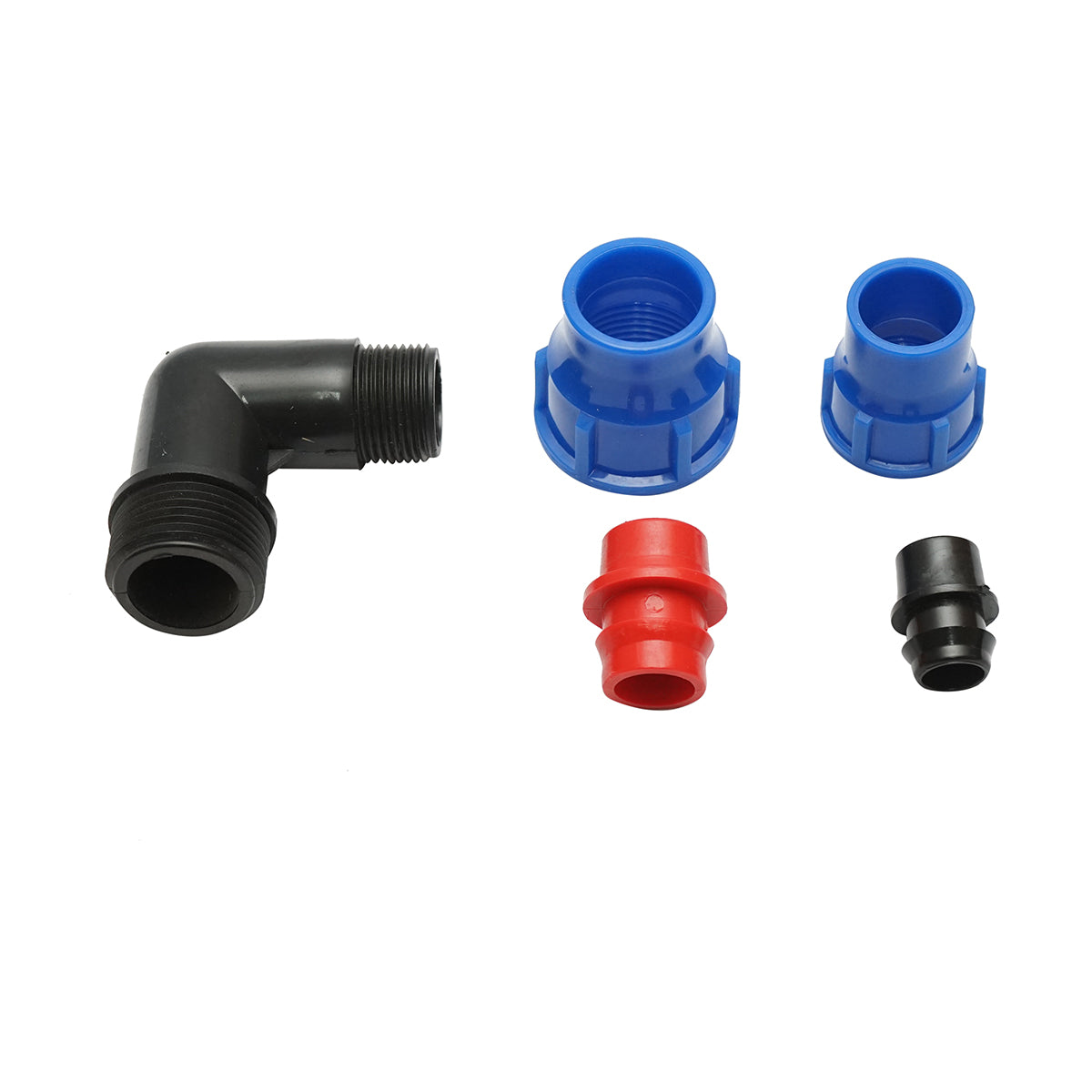D25x20mm-es alacsony tömörítésű könyökcsonk öntözőrendszerekhez