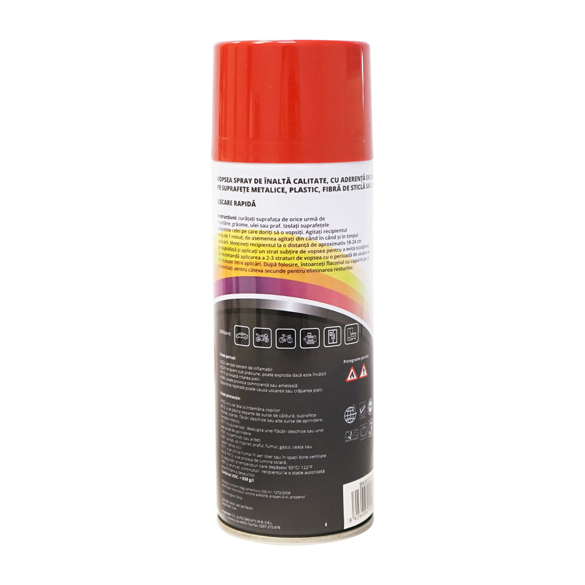 CARMIN professzionális piros autófesték spray CARMIN Welger professzionális gyorsan száradó 450ml MAGIC