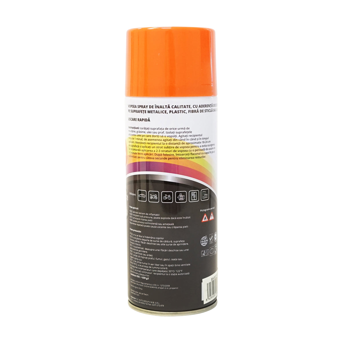 Professzionális David Brown piros autófesték spray gyors száradással 450ml MAGIC